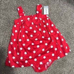Girls Tdlr Minnie Inspired Dress Bloomer Set 24m